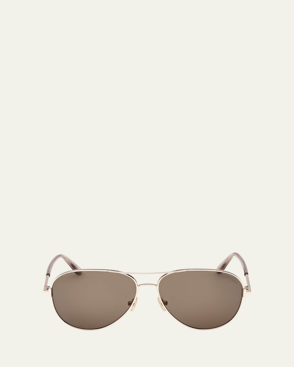 Clark Metal Aviator Sunglasses